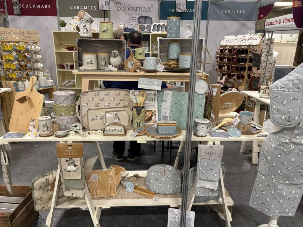 Cooksmart Highland Sheep and Coastal Birds collections on display