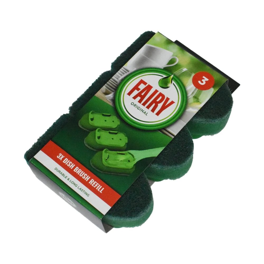 Fairy Dish Brush Refills, Pack of 3