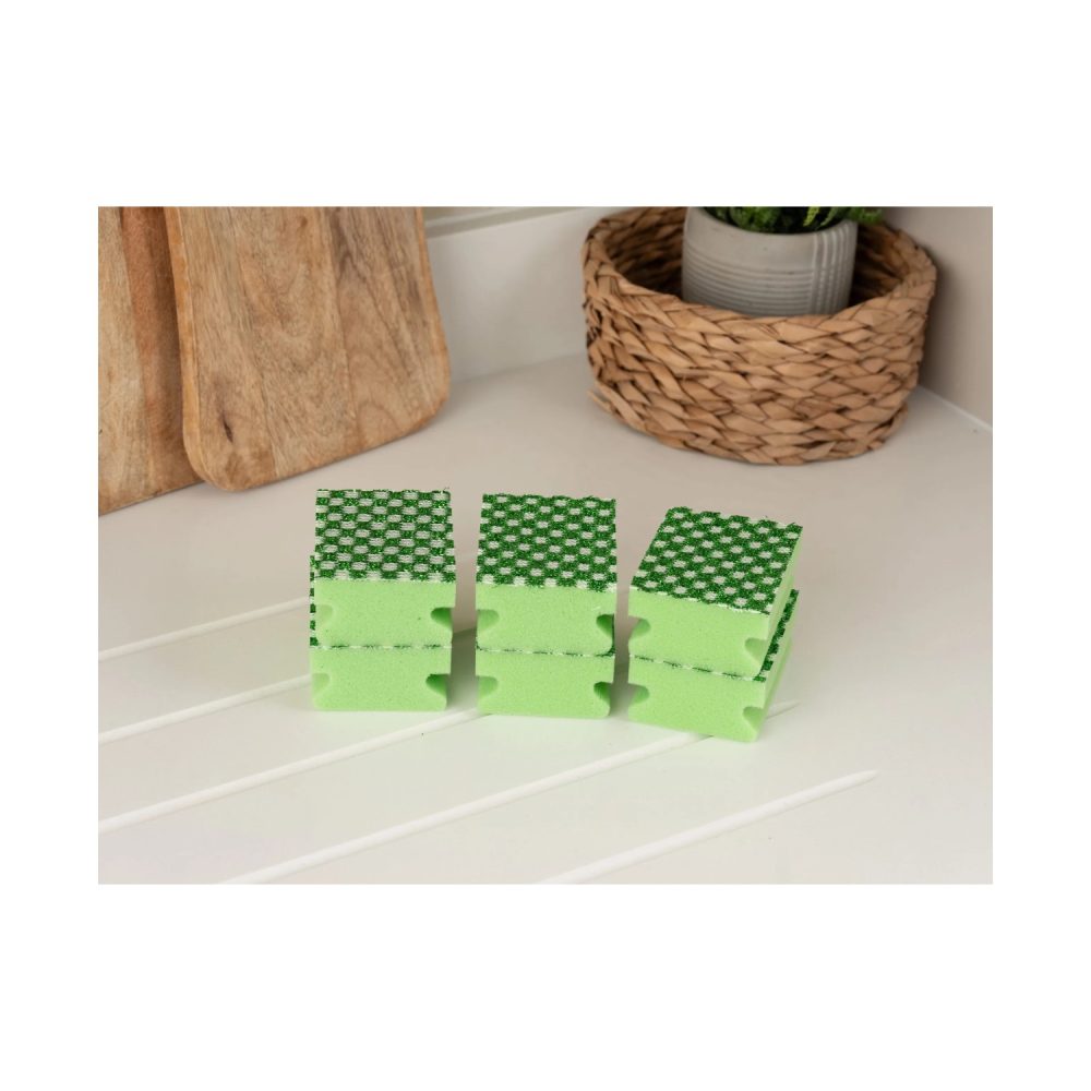 Fairy Max Power Sponge Scourers, Pack of 6