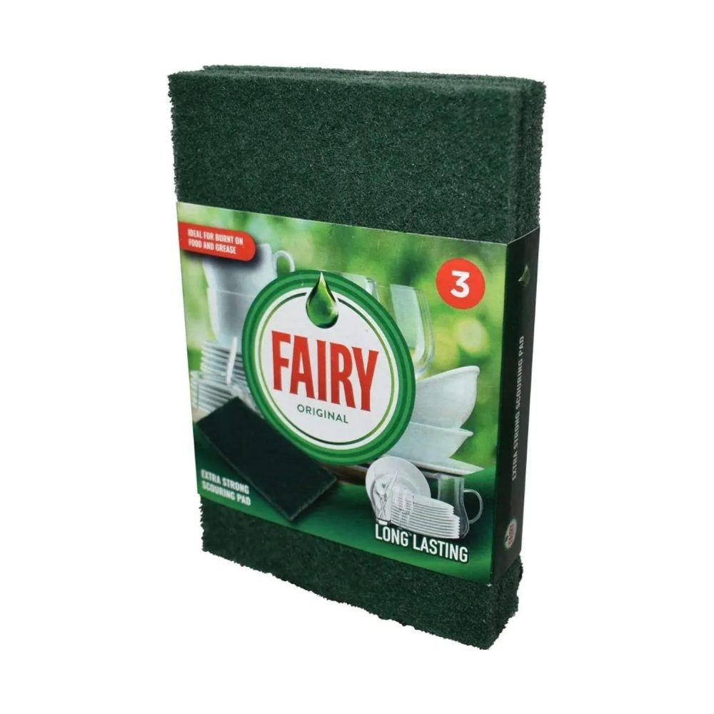 Fairy Scourer Pads, Pack of 3