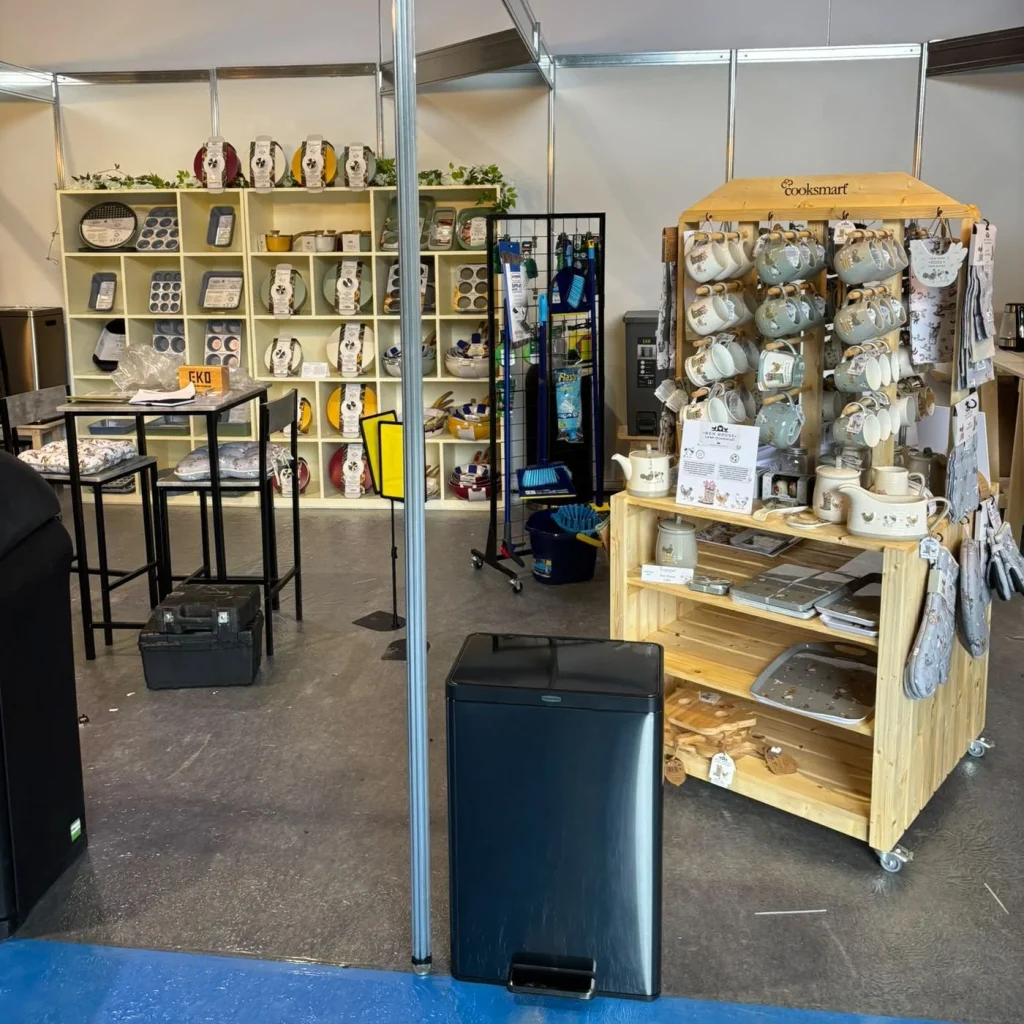 The MES stand at the Hardware Show with Cooksmart and EKO products